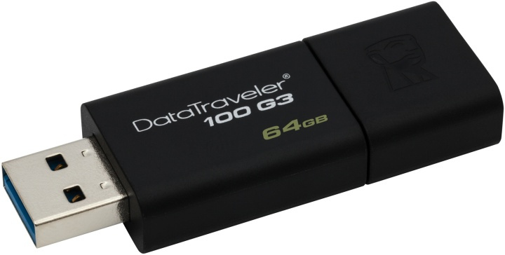 Kingston 64GB USB 3.0 DataTraveler 100 G3 (DT100G3/64GB) i gruppen Elektronikk / Lagringsmedia / USB-Pinner / USB 3.0 hos TP E-commerce Nordic AB (38-19552)