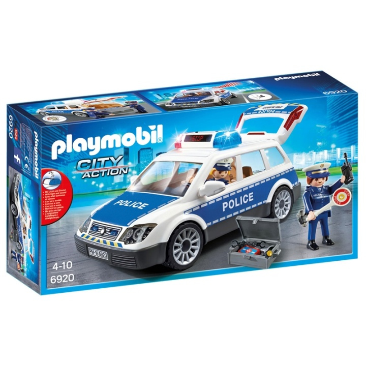 Playmobil Action, Polispatrull ljud/ljus i gruppen LEKER, BARN OG BABY / Leker / Lekebiler hos TP E-commerce Nordic AB (38-45107)