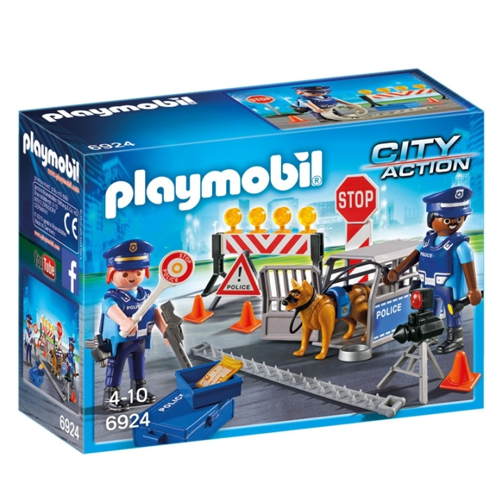 Playmobil Action, Polisvägspärr i gruppen LEKER, BARN OG BABY / Leker / Leksaker hos TP E-commerce Nordic AB (38-45110)