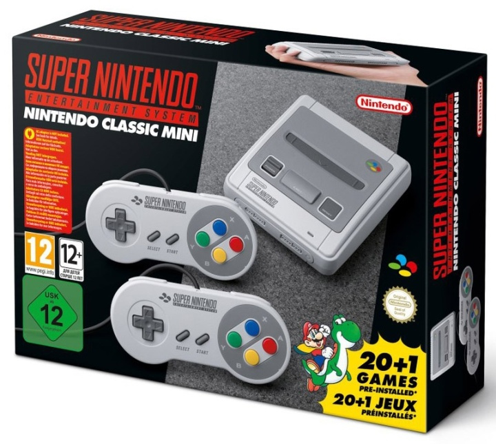 Super Nintendo Classic Mini SNES i gruppen Elektronikk / TV-spill & tilbehør / Nintendo SNES Classic Mini hos TP E-commerce Nordic AB (38-4832)