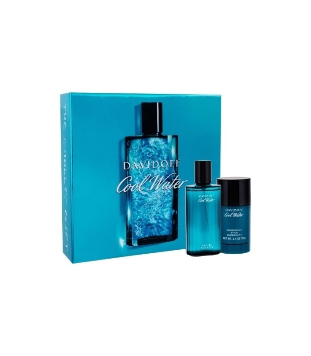 Davidoff Gavesett Davidoff Cool Water Edt 75ml + Deostick 75 ml i gruppen HELSE OG SKJØNNHET / Duft og parfyme / Parfyme / Parfymebokser hos TP E-commerce Nordic AB (38-67562)