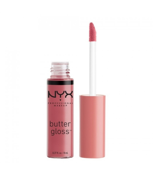 NYX PROF. MAKEUP Butter Gloss -15 Angel Food Cake i gruppen HELSE OG SKJØNNHET / Makeup / Lepper / Lipgloss / Plumper hos TP E-commerce Nordic AB (38-68355)