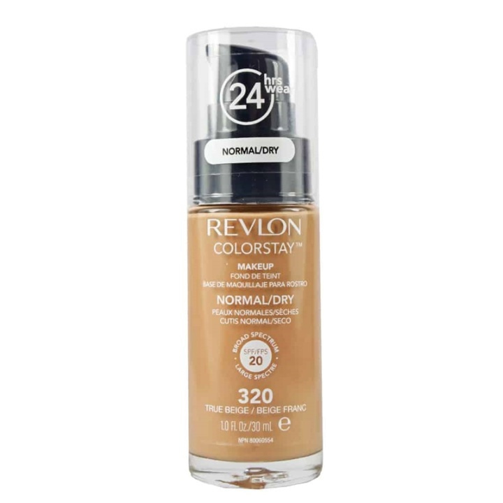 Revlon Colorstay Makeup Normal/Dry Skin - 320 True Beige 30 ml i gruppen HELSE OG SKJØNNHET / Makeup / Makeup ansikt / Foundation hos TP E-commerce Nordic AB (38-69119)