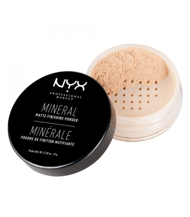 NYX PROF. MAKEUP Mineral Finishing Powder Light/Medium i gruppen HELSE OG SKJØNNHET / Makeup / Makeup ansikt / Pudder hos TP E-commerce Nordic AB (38-69209)