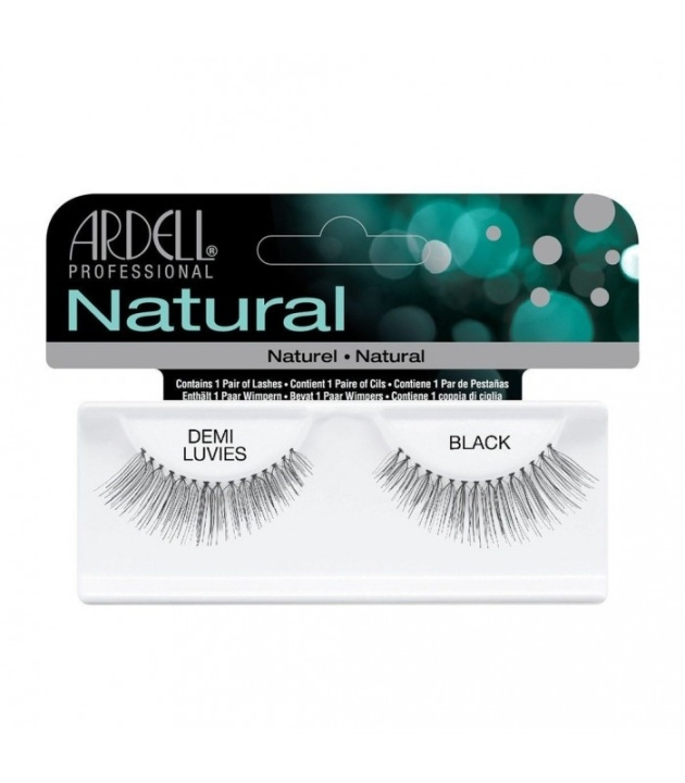 Ardell Natural Lashes Black Demi Luvies i gruppen HELSE OG SKJØNNHET / Makeup / Øyne og øyebryn / Løsvipper hos TP E-commerce Nordic AB (38-69716)