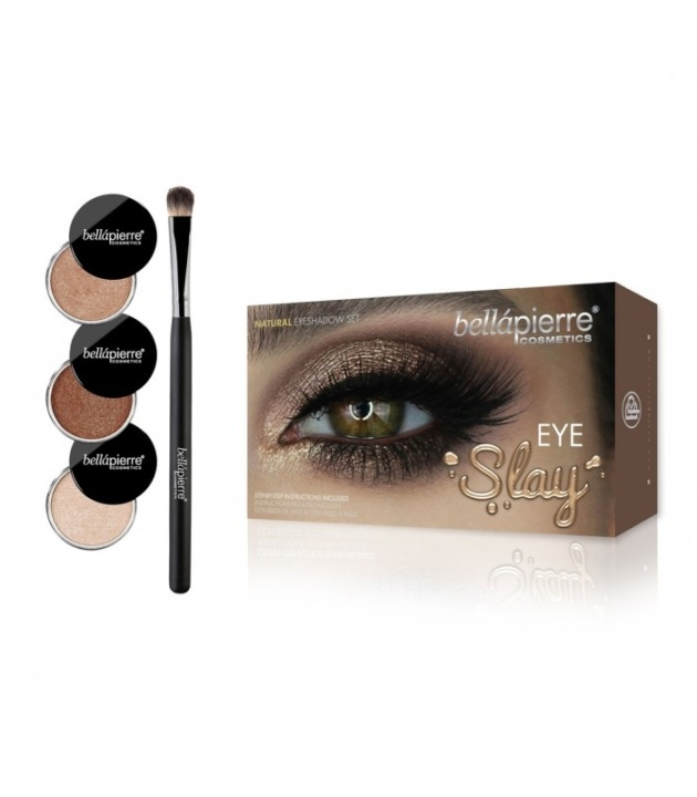 Bellapierre Eye Slay Kit - Natural i gruppen HELSE OG SKJØNNHET / Makeup / Øyne og øyebryn / Øyeskygger hos TP E-commerce Nordic AB (38-69901)