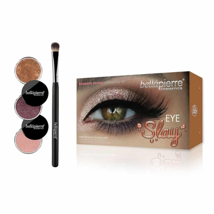 Bellapierre Eye Slay Kit - Romantic Brown i gruppen HELSE OG SKJØNNHET / Makeup / Øyne og øyebryn / Øyeskygger hos TP E-commerce Nordic AB (38-69902)