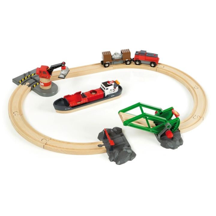 Brio 33061 Lasthamn Set i gruppen LEKER, BARN OG BABY / Leker / Byggeleker / Brio Tågbanor hos TP E-commerce Nordic AB (38-70212)