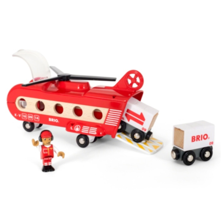 Brio 33886 Transporthelikopter i gruppen LEKER, BARN OG BABY / Leker / Byggeleker / Brio Tågbanor hos TP E-commerce Nordic AB (38-70219)