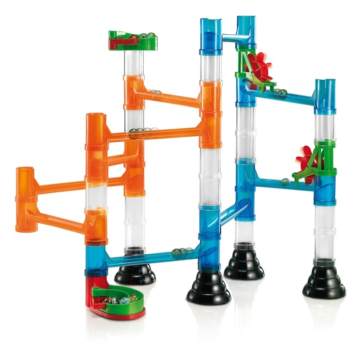 Quercetti Kulbana Marble Run Transp. i gruppen LEKER, BARN OG BABY / Leker / Eksperiment & DIY hos TP E-commerce Nordic AB (38-70819)