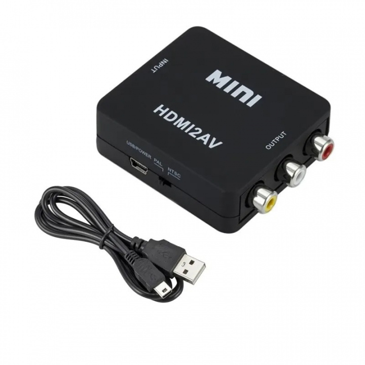 HD Video Converter Full HD 1080p - HDMI till RCA i gruppen Elektronikk / Lyd & Bilde / TV og tilbehør / Tilbehør hos TP E-commerce Nordic AB (38-84357)