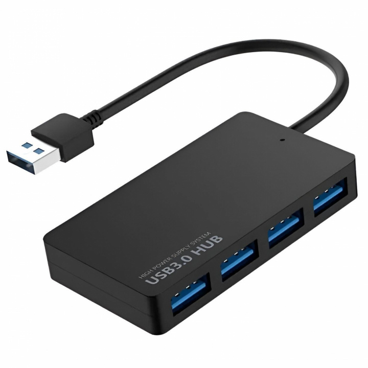 USB 3.0 HUB 4-porter ultratynn i gruppen Datautstyr / Datamaskin Tilbehør / USB-Hubs hos TP E-commerce Nordic AB (38-84392)