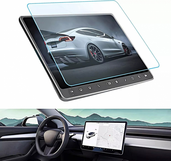 Tempered glass screen protector for Tesla Model 3 i gruppen Bil / Tilbehør / Accessories / Annet biltilbehør hos TP E-commerce Nordic AB (38-84496)