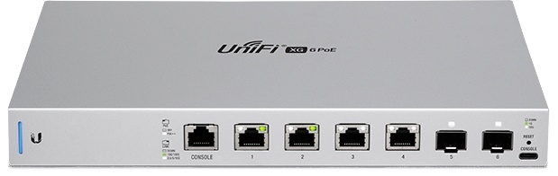 Ubiquiti Unifi Switch 10 Gigabit 6-port 802.3bt i gruppen Datautstyr / Nettverk / Switcher / 10GbE hos TP E-commerce Nordic AB (38-85877)