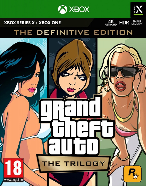 Grand Theft Auto Trilogy - The Definitive Edition för Xbox i gruppen Elektronikk / TV-spill & tilbehør / Xbox One hos TP E-commerce Nordic AB (38-86743)