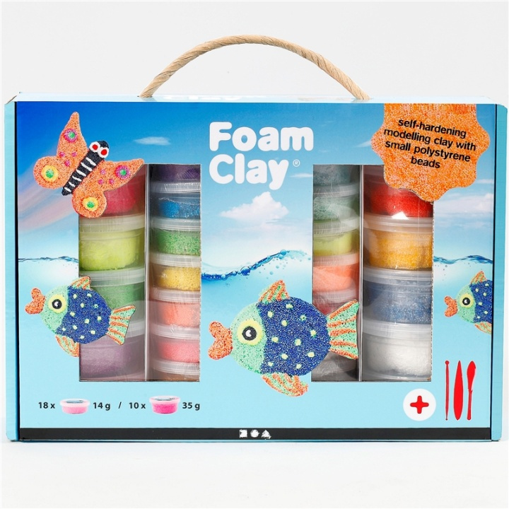 Foam Clay Presentask Mixade Färger i gruppen LEKER, BARN OG BABY / Leker / Håndtverk hos TP E-commerce Nordic AB (38-87390)