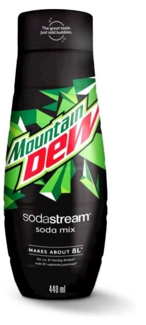 SodaStream Mountain Dew 440ml - Ger 8 liter i gruppen HJEM, HUS OG HAGE / Husholdningsapparater / Vann og juice / Kullsyremaskin / Smaker hos TP E-commerce Nordic AB (38-89343)