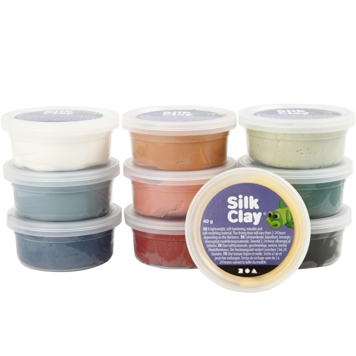 Silk Clay Mixade Färger Dova Färger 10x4 i gruppen LEKER, BARN OG BABY / Leker / Håndtverk hos TP E-commerce Nordic AB (38-90237)