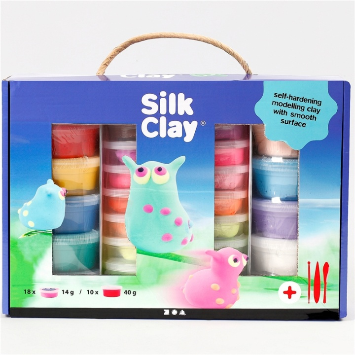 Silk Clay Presentask Mixade Färger i gruppen LEKER, BARN OG BABY / Leker / Håndtverk hos TP E-commerce Nordic AB (38-90239)