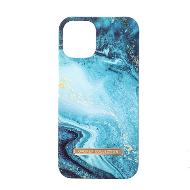 Onsala COLLECTION Mobildeksel Soft Blue Sea Marble iPhone 12 Mini i gruppen SMARTTELEFON & NETTBRETT / Mobilbeskyttelse / Apple / iPhone 12 Mini / Deksel hos TP E-commerce Nordic AB (38-91048)