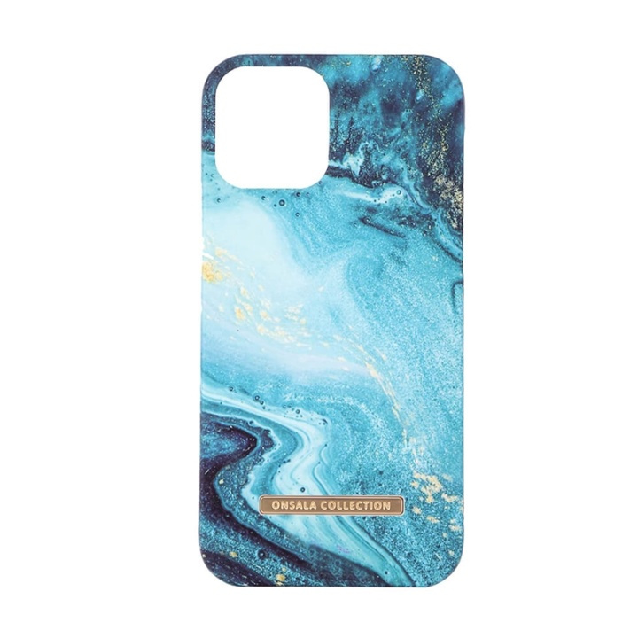 Onsala COLLECTION Mobildeksel Soft Blue Sea Marble iPhone 12 Pro Max i gruppen SMARTTELEFON & NETTBRETT / Mobilbeskyttelse / Apple / iPhone 12 Pro / Deksel hos TP E-commerce Nordic AB (38-91050)