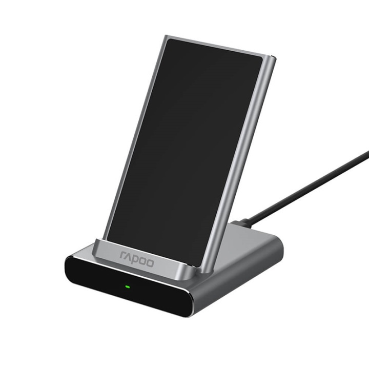 Rapoo QI Charger XC350 Charging Stand 15W Black i gruppen SMARTTELEFON & NETTBRETT / Ladere og Kabler / Trådløs lader QI hos TP E-commerce Nordic AB (38-91344)