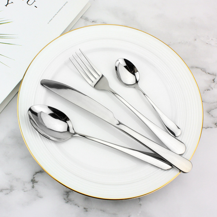 Cutlery set 6 people 24-piece stainless steel cutlery i gruppen HJEM, HUS OG HAGE / Kjøkkenutstyr / Annet kjøkkenutstyr hos TP E-commerce Nordic AB (38-94728)