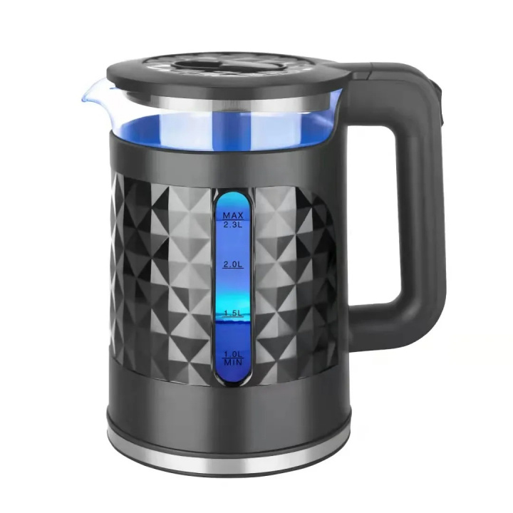 Xxl electric kettle, 2.3 liters, LED light, 1500W i gruppen HJEM, HUS OG HAGE / Husholdningsapparater / Vann og juice / Vannkokere hos TP E-commerce Nordic AB (38-94736)