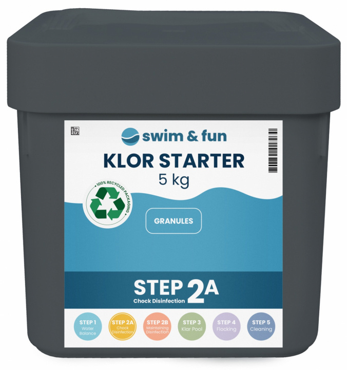 Klor Starter Fast Dissolving Granules 5 kg i gruppen HJEM, HUS OG HAGE / Hageprodukter / Basseng og tilbehør / Bassengkemikalier hos TP E-commerce Nordic AB (38-95648)