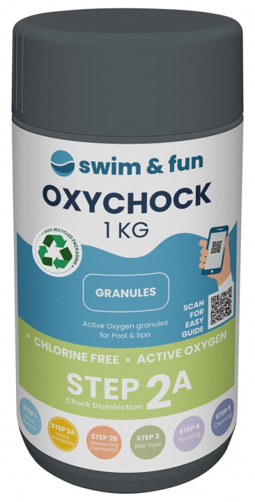 OxyChock Pool & Spa 1 kg i gruppen HJEM, HUS OG HAGE / Hageprodukter / Basseng og tilbehør / Bassengkemikalier hos TP E-commerce Nordic AB (38-95675)