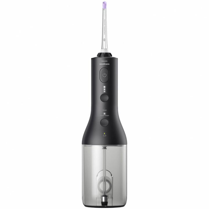 Philips HX3806/31 Elektronisk Flosser/Munrengörare med vatten, Svart i gruppen HELSE OG SKJØNNHET / Munnpleie / Elektriske tannbørster tilbehør hos TP E-commerce Nordic AB (38-97078)