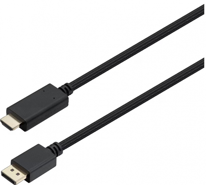 Sandstrøm DisplayPort til HDMI-kabel, 1,8 m i gruppen Datautstyr / Kabler og adaptere / DisplayPort / Kabler hos TP E-commerce Nordic AB (38-97615)