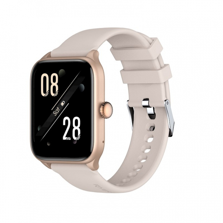 Riversong Motive 6 Pro smartklokke, rosa gull i gruppen SPORT, FRITID & HOBBY / Smartwatch og Aktivitetsmålere / Smartwatches hos TP E-commerce Nordic AB (38-97639)