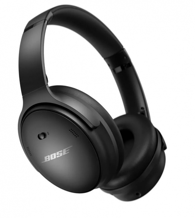 Bose QuietComfort 45 Wireless Bluetooth Noise-Cancelling Headphones, Svart i gruppen Elektronikk / Lyd & Bilde / Hodetelefoner & Tilbehør / Hodetelefoner hos TP E-commerce Nordic AB (38-98459)