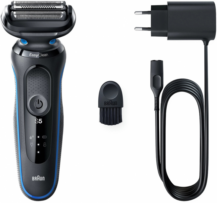 Braun Shaver 51-B1000S Blue i gruppen HELSE OG SKJØNNHET / Hår & styling / Barbering og trimming / Barbermaskiner hos TP E-commerce Nordic AB (38-98491)