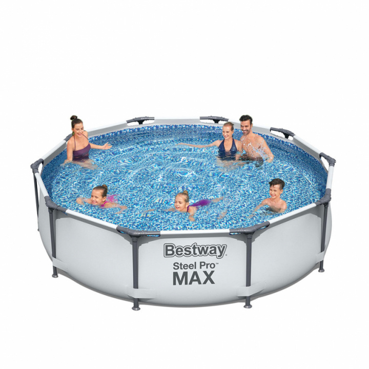 Bestway Pool Steel Pro Max, 366x76cm i gruppen HJEM, HUS OG HAGE / Hageprodukter / Basseng og tilbehør / Basseng hos TP E-commerce Nordic AB (38-99573)