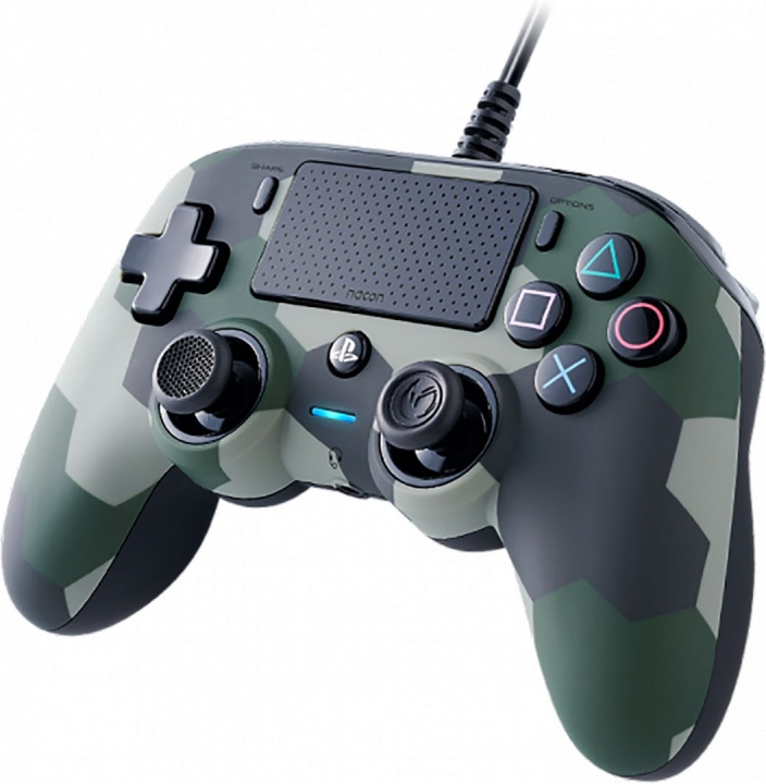 Nacon Wired Compact kontroll, Camo i gruppen Elektronikk / TV-spill & tilbehør / Sony PlayStation 4 hos TP E-commerce Nordic AB (38-99703)