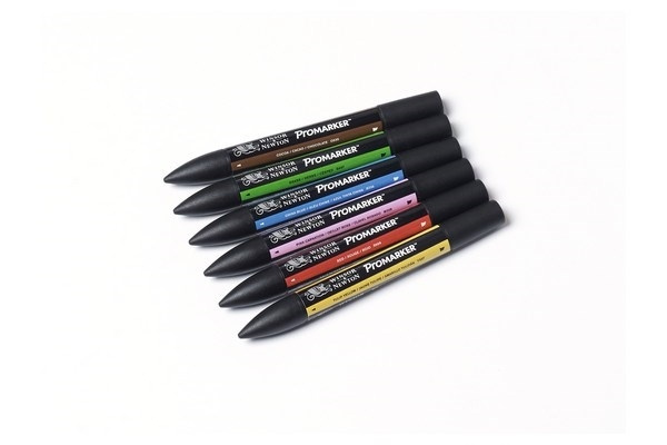 Winsor Promarker 6st, Mid Tones i gruppen SPORT, FRITID & HOBBY / Hobby / Male & Tegne / Penner, Fargestifter & Blekk hos TP E-commerce Nordic AB (A01215)