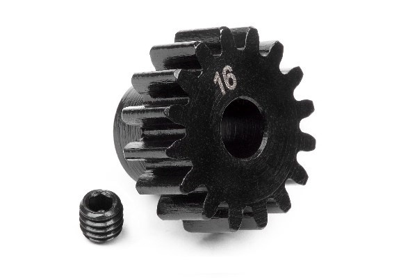 Pinion Gear 16 Tooth (1M/5Mm Shaft) i gruppen LEKER, BARN OG BABY / Radiostyrt / Reservedeler & Ekstra tilbehør / HPI / Standarddeler & tuning / Pinion Gear hos TP E-commerce Nordic AB (A01580)