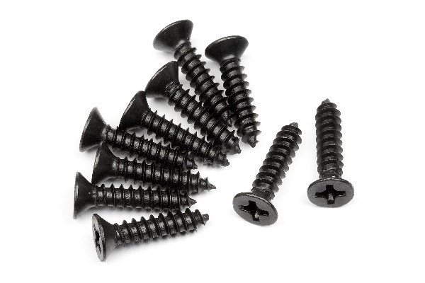 Tp. Flat Head Screw M3*14Mm (10Pcs) i gruppen LEKER, BARN OG BABY / Radiostyrt / Reservedeler & Ekstra tilbehør / HPI / Skruer/Fester / Skruer hos TP E-commerce Nordic AB (A01760)