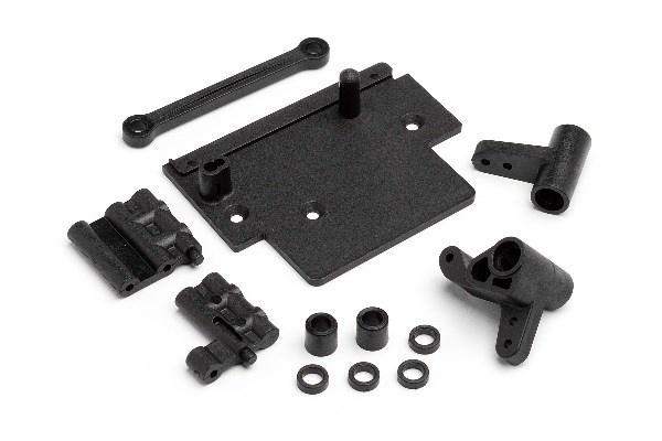 Bullet Flux Esc Plate And Steering Bellcrank i gruppen LEKER, BARN OG BABY / Radiostyrt / Reservedeler & Ekstra tilbehør / HPI / Reservedeler & Tuning / Chassideler hos TP E-commerce Nordic AB (A01913)