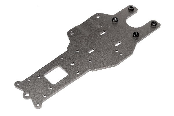 Rear Chassis Plate (Gunmetal) i gruppen LEKER, BARN OG BABY / Radiostyrt / Reservedeler & Ekstra tilbehør / HPI / Reservedeler & Tuning / Chassideler hos TP E-commerce Nordic AB (A01994)