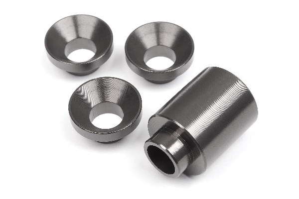 Spacer Set For Clutch Bell Holder (Gunmetal) i gruppen LEKER, BARN OG BABY / Radiostyrt / Reservedeler & Ekstra tilbehør / HPI / Reservedeler & Tuning / Chassideler hos TP E-commerce Nordic AB (A01999)