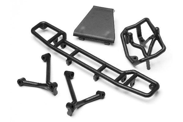 Rear Skid Plate/Bumper Set i gruppen LEKER, BARN OG BABY / Radiostyrt / Reservedeler & Ekstra tilbehør / HPI / Reservedeler & Tuning / Chassideler hos TP E-commerce Nordic AB (A02048)