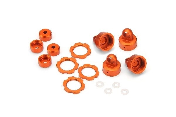 Shock Color Parts Set (Orange) i gruppen LEKER, BARN OG BABY / Radiostyrt / Reservedeler & Ekstra tilbehør / HPI / Reservedeler & Tuning / Støtdempere hos TP E-commerce Nordic AB (A02084)