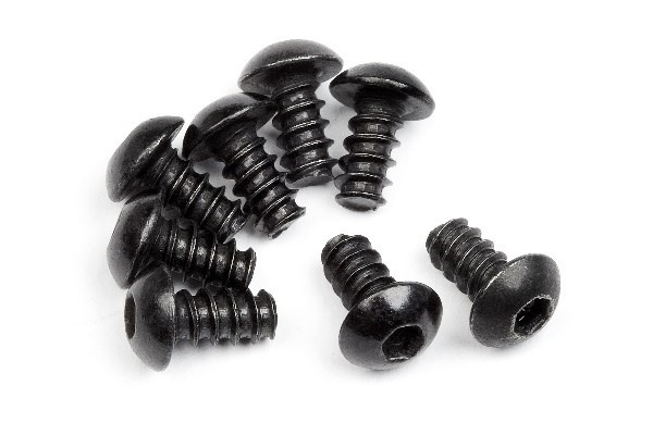 Tp. Button Head Screw M3X6Mm (Hex Socket/8Pcs) i gruppen LEKER, BARN OG BABY / Radiostyrt / Reservedeler & Ekstra tilbehør / HPI / Skruer/Fester / Skruer hos TP E-commerce Nordic AB (A02094)