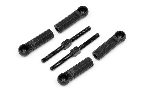 Steel Steering Turnbuckle Set i gruppen LEKER, BARN OG BABY / Radiostyrt / Reservedeler & Ekstra tilbehør / HPI / Reservedeler & Tuning / Støtdempere hos TP E-commerce Nordic AB (A02391)