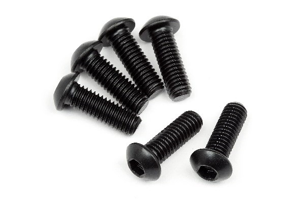 Button Head Screw M6X18Mm (Hex Socket) (6Pcs) i gruppen LEKER, BARN OG BABY / Radiostyrt / Reservedeler & Ekstra tilbehør / HPI / Skruer/Fester / Skruer hos TP E-commerce Nordic AB (A02412)