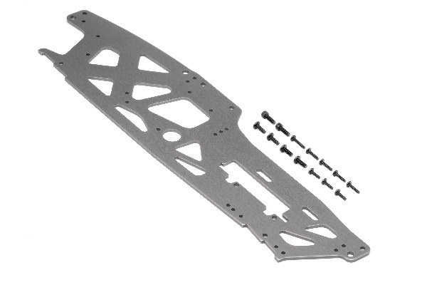 Tvp Chassis (Left/Gray/3Mm) i gruppen LEKER, BARN OG BABY / Radiostyrt / Reservedeler & Ekstra tilbehør / HPI / Reservedeler & Tuning / Chassideler hos TP E-commerce Nordic AB (A02422)