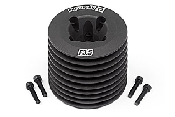 Aluminum Heatsink Head (Black/F3.5 V2) i gruppen LEKER, BARN OG BABY / Radiostyrt / Reservedeler & Ekstra tilbehør / HPI / Motorer / Nitromotorer Reservedeler hos TP E-commerce Nordic AB (A02525)